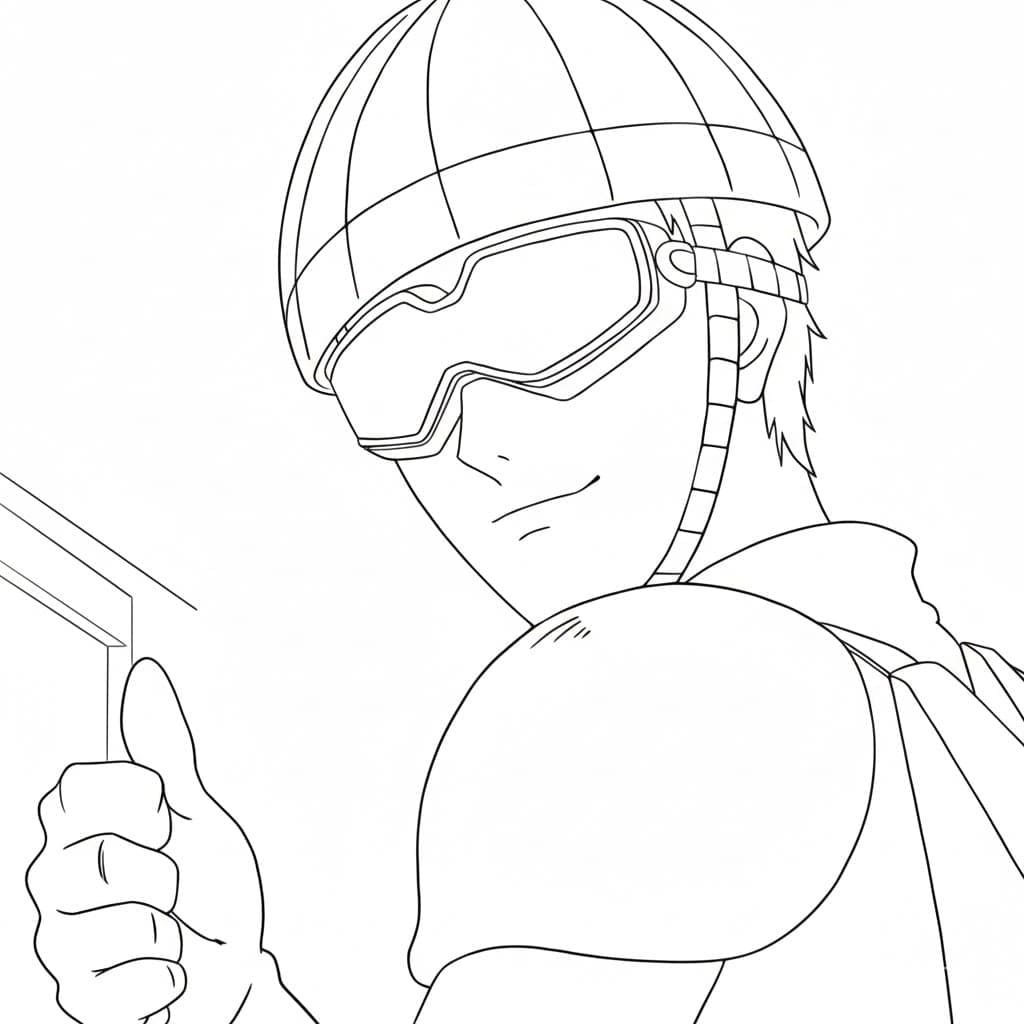 Coloriage Cool Roulettes Rider
