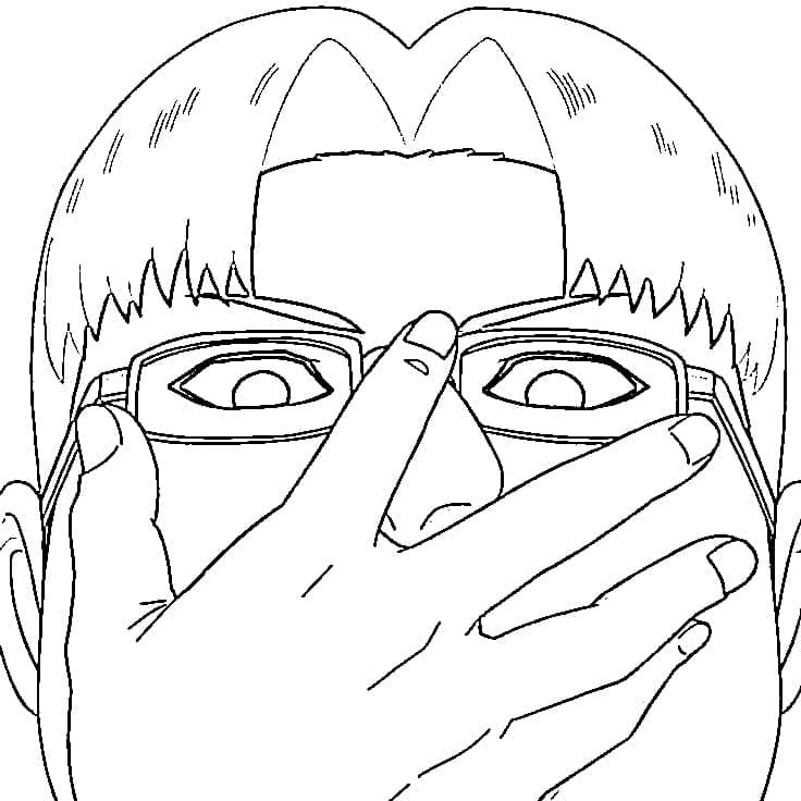 Coloriage Dandadan Kinta Sakata