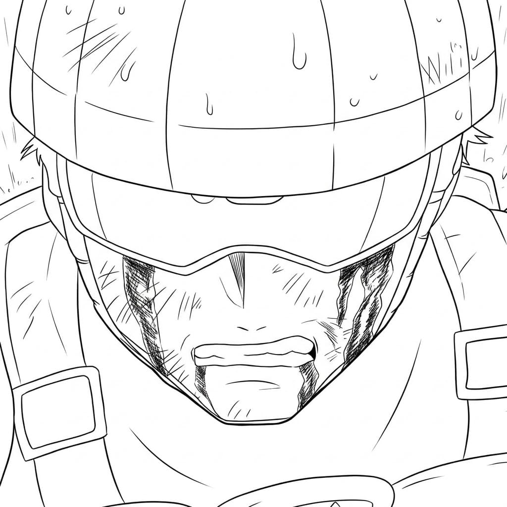 Coloriage Dessin de Roulettes Rider