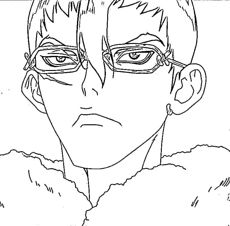 Coloriage Dr Stone Kinro