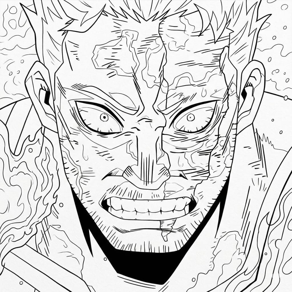 Coloriage Endeavor effrayant