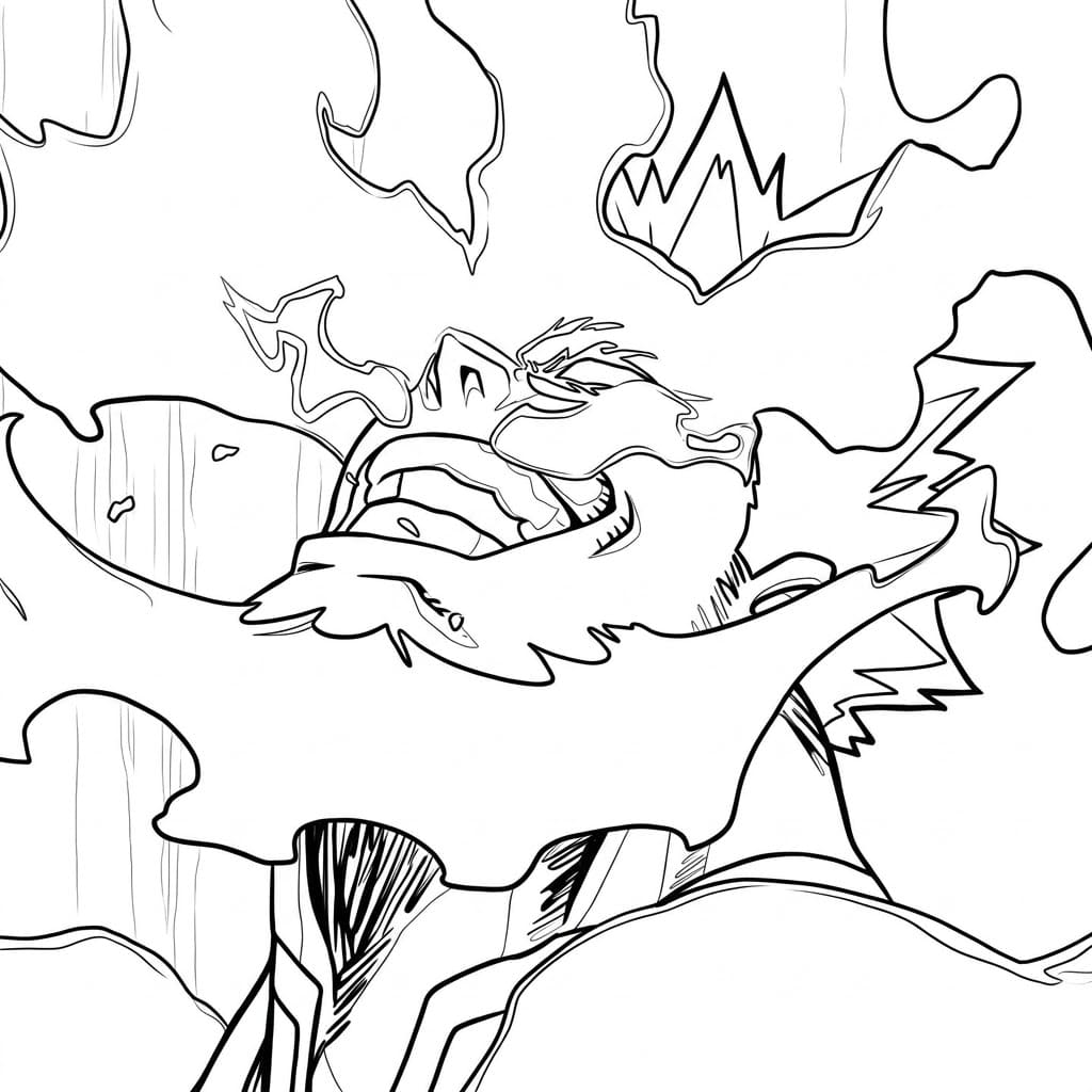 Coloriage Endeavor heureux