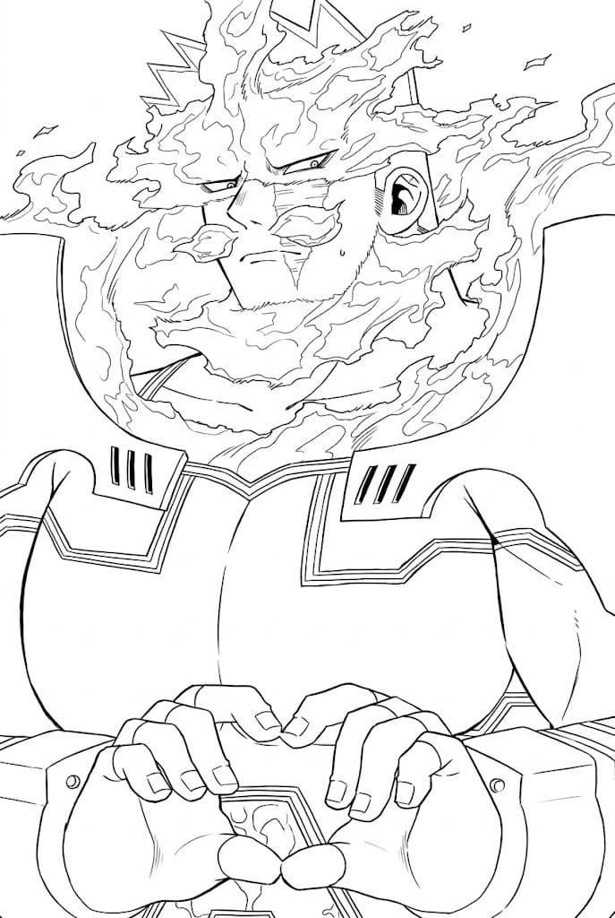 Coloriage Endeavor pouvoir