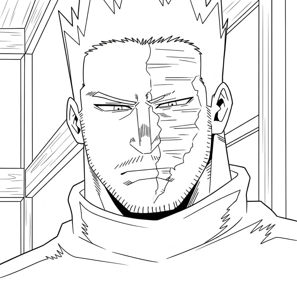 Coloriage Endeavor triste