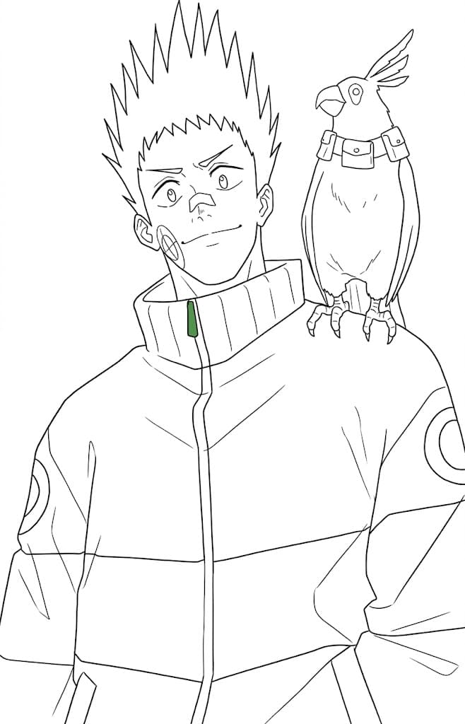 Coloriage Heisuke Mashimo