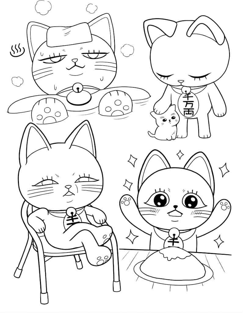 Coloriage Famille Turbo Granny