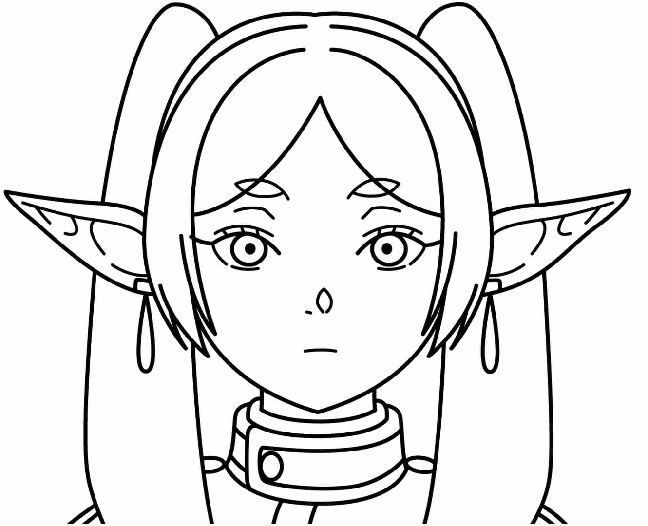 Coloriage Frieren affronter