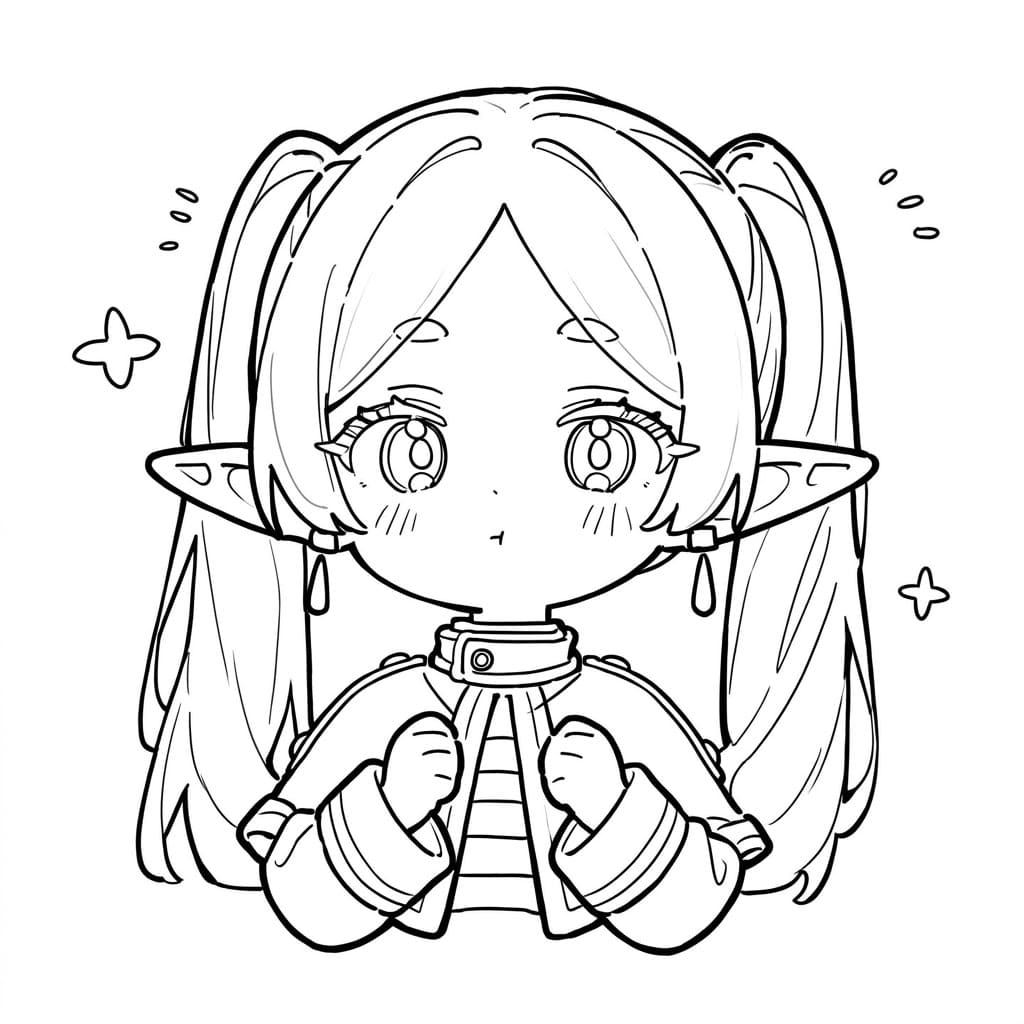 Coloriage Frieren Incroyable