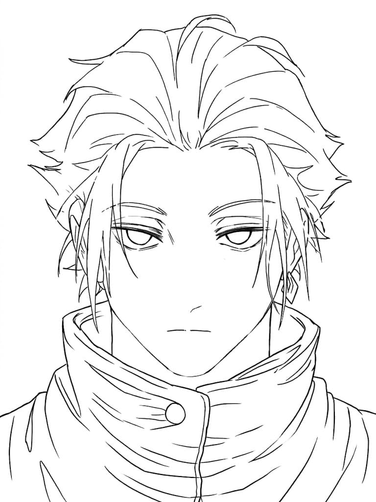 Coloriage Gaku de Sakamoto Days