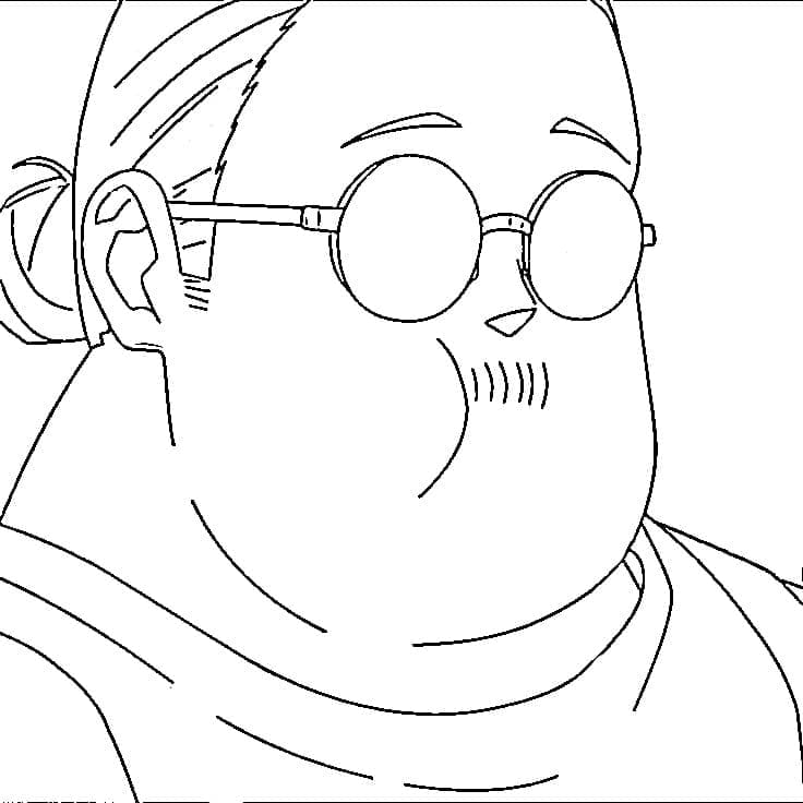 Coloriage Graisse Taro Sakamoto