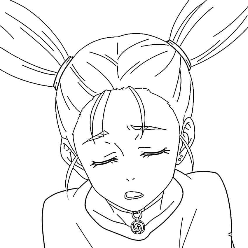 Coloriage Gratuite Momo Nishimiya