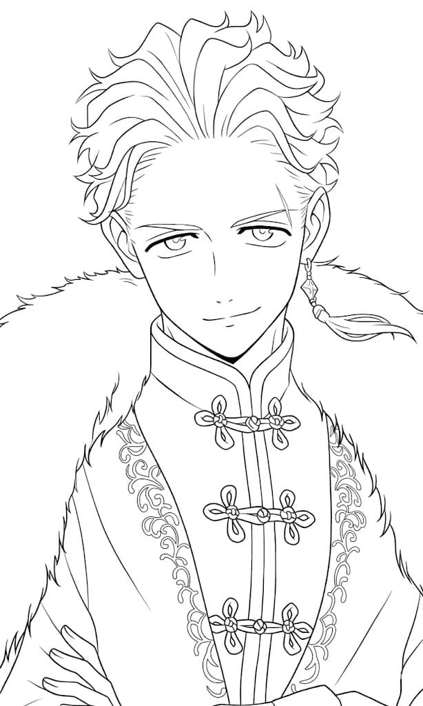 Coloriage Hajime Umemiya bon