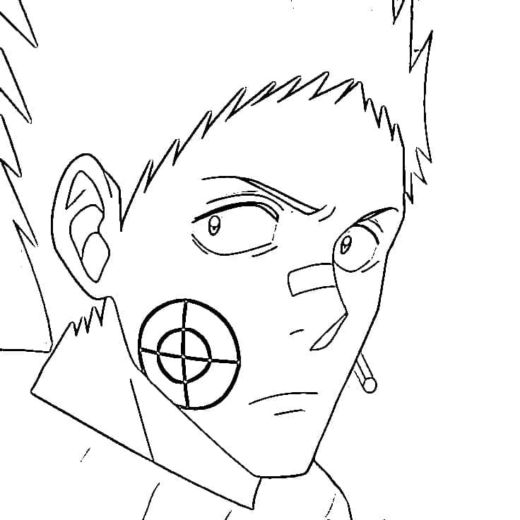 Coloriage Heisuke Mashimo dans Anime Sakamoto Days