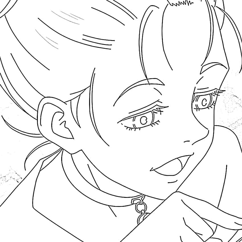 Coloriage Imprimable gratuit Momo Nishimiya