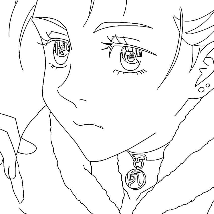 Coloriage Imprimable Momo Nishimiya