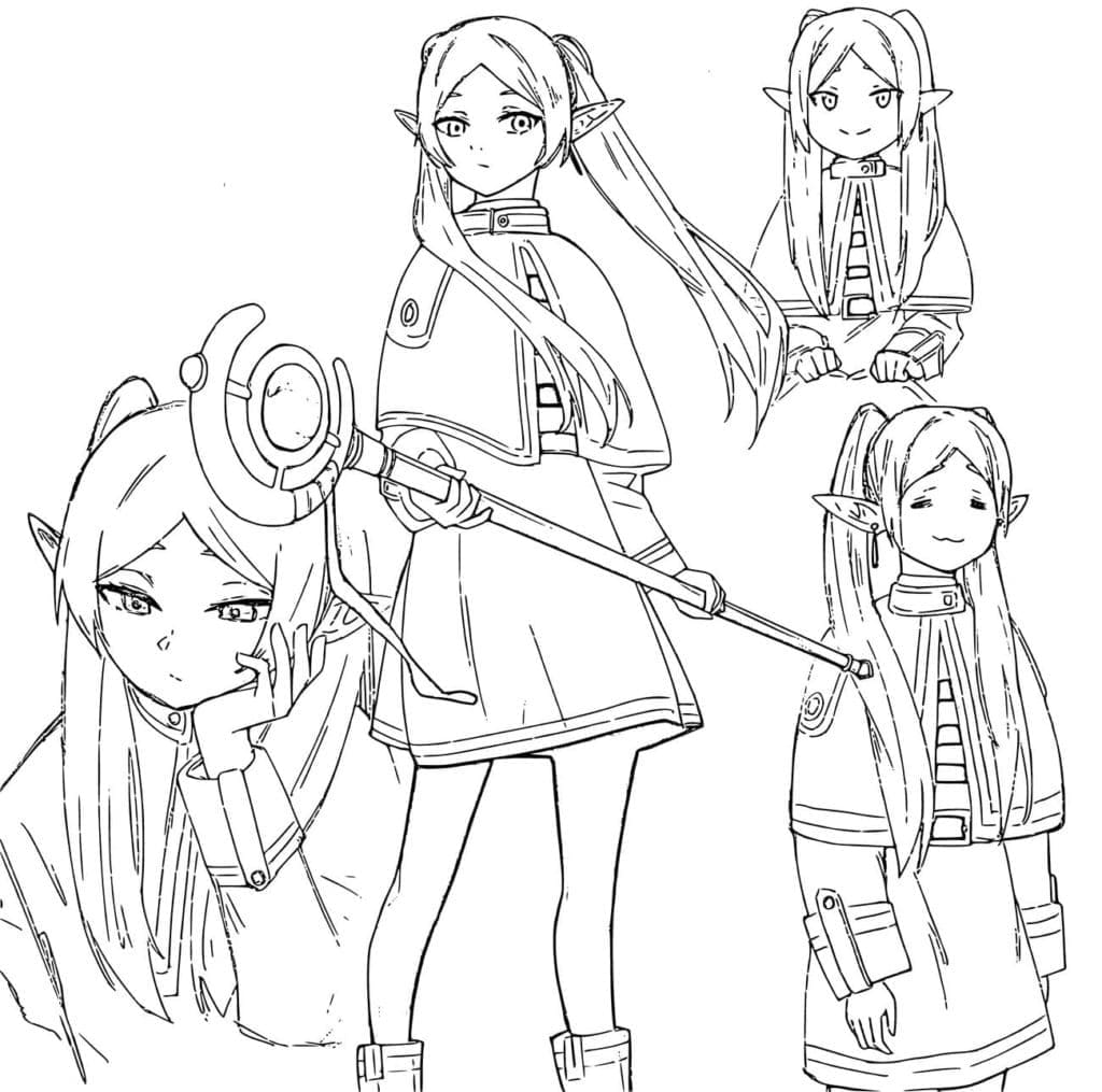 Coloriage Imprimer Frieren