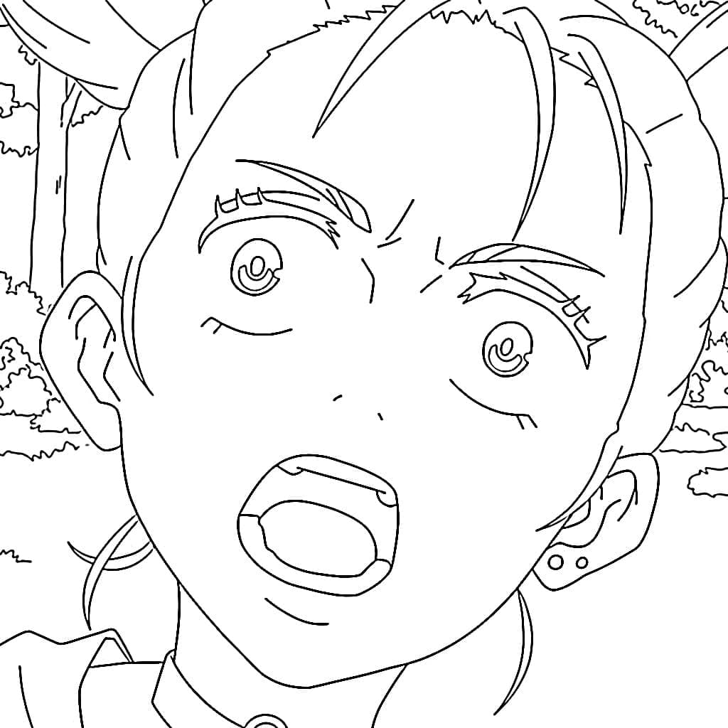 Coloriage Imprimer Momo Nishimiya