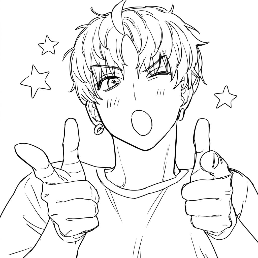 Coloriage Jin Enjôji comme