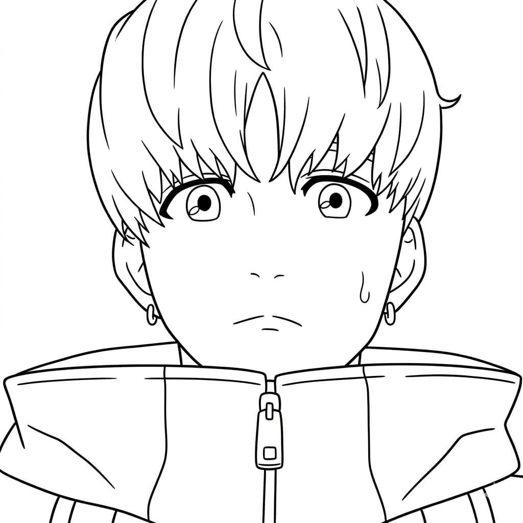Coloriage Jin Enjôji mélan