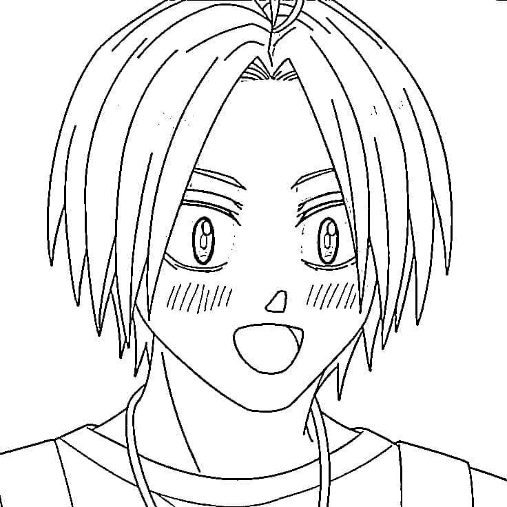 Coloriage Joyeux Shin Asakura