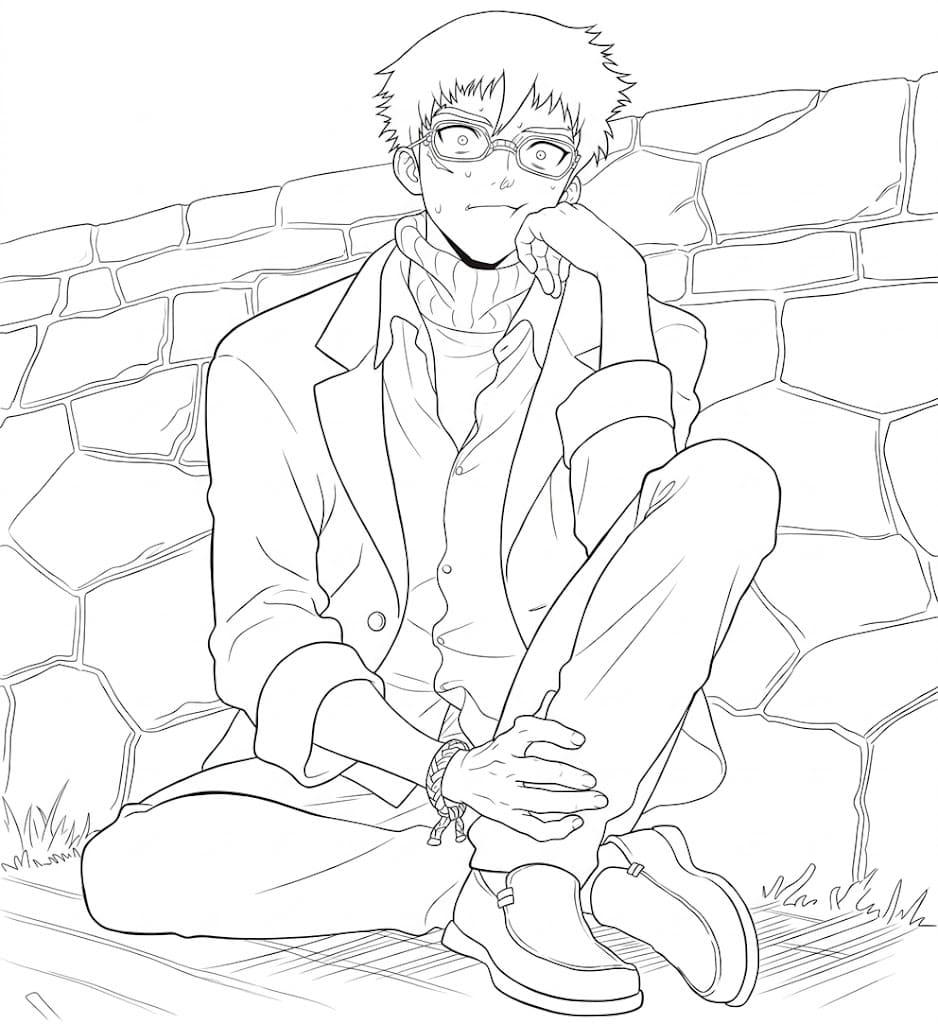 Coloriage Kinro au Repos