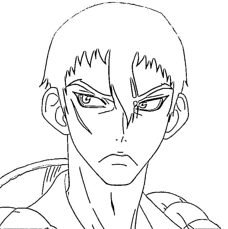 Coloriage Kinro dans Anime Dr Stone