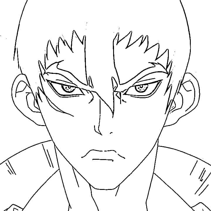 Coloriage Kinro de Anime Dr Stone