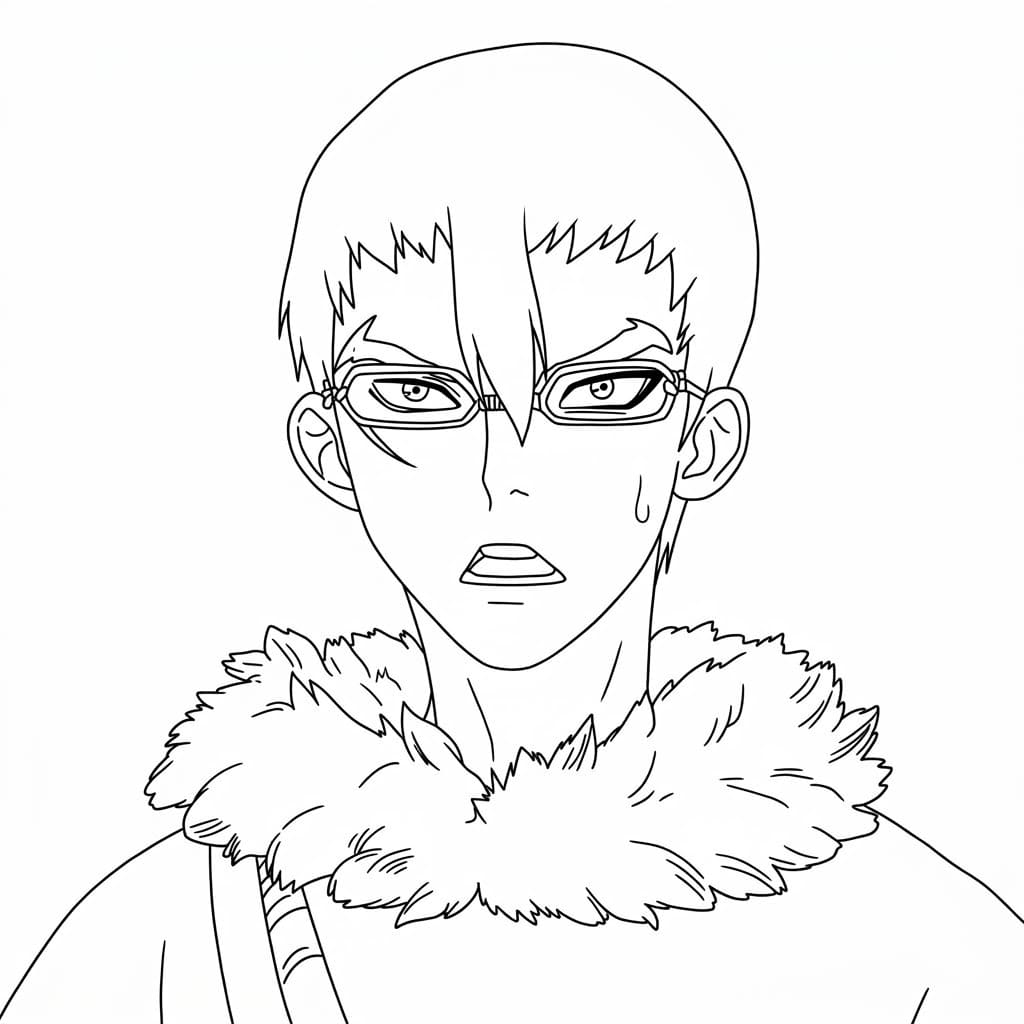 Coloriage Kinro Déterminé