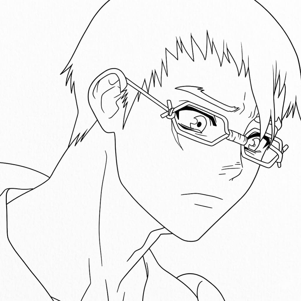 Coloriage Kinro Observateur