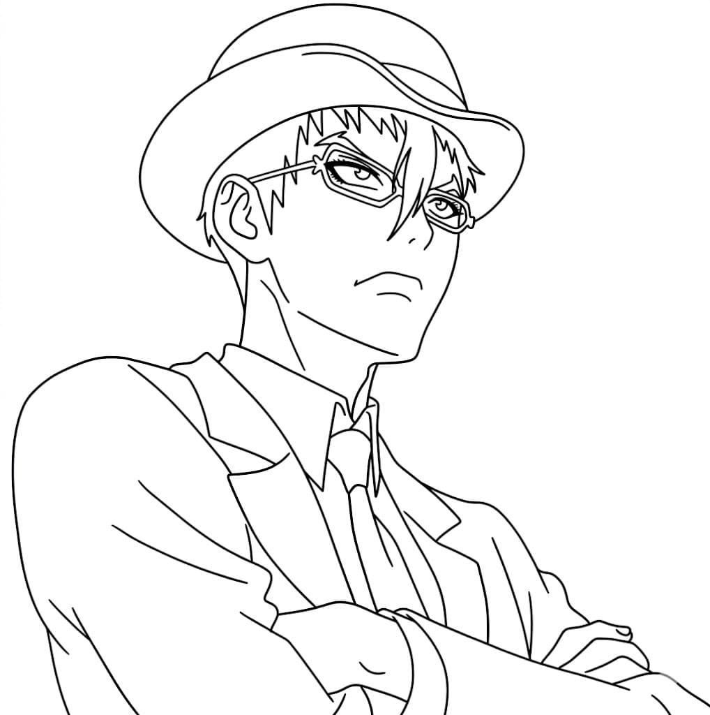 Coloriage Kinro Stratège