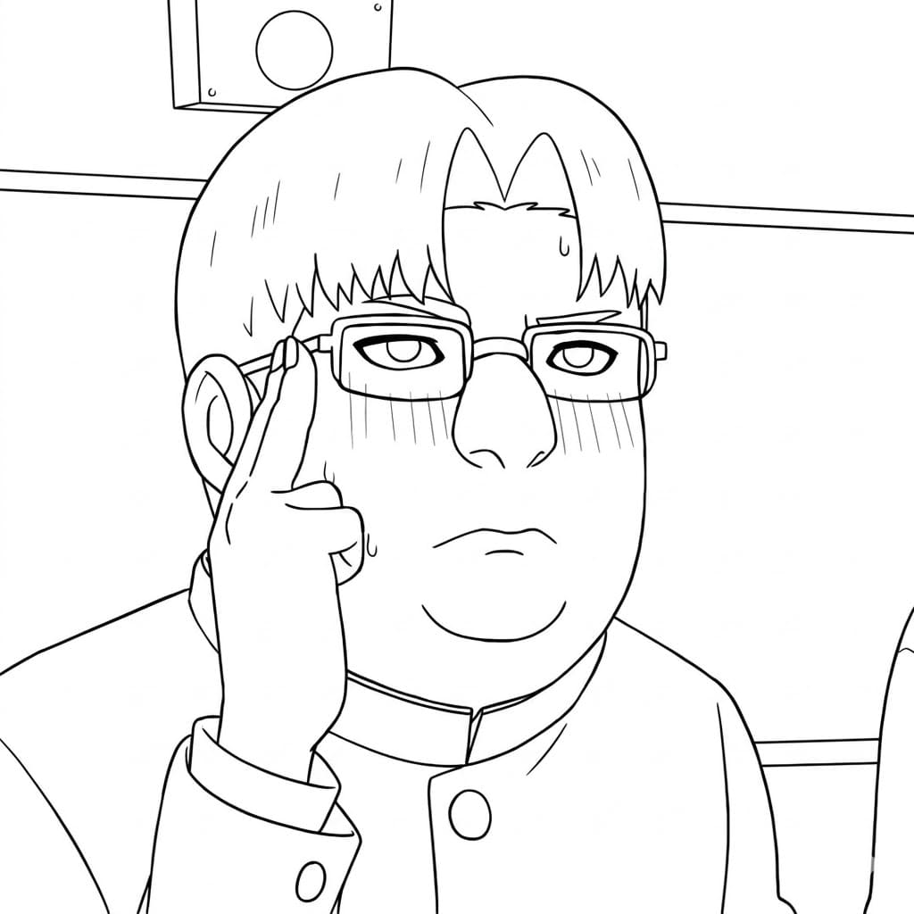 Coloriage Kinta Sakata cool