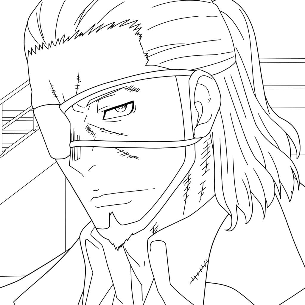 Coloriage Leonardo Burns Concentré