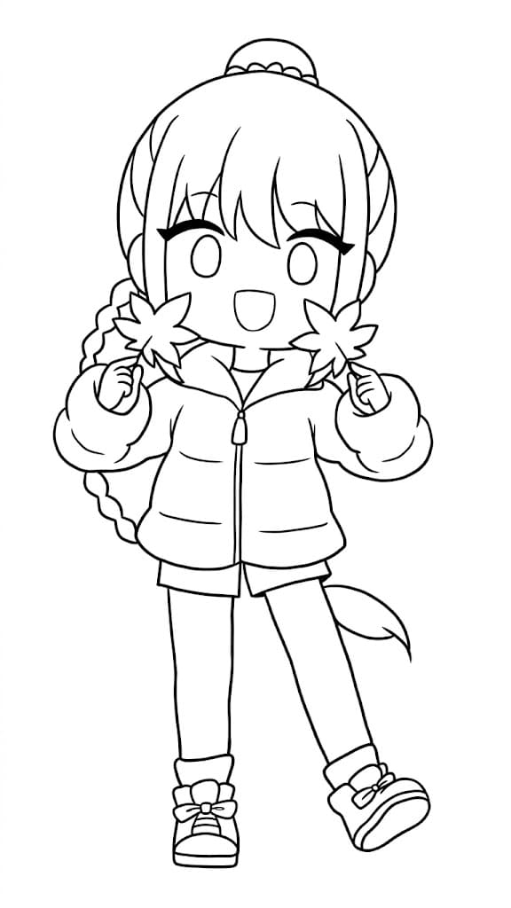 Coloriage Lu Shaotang Chibi