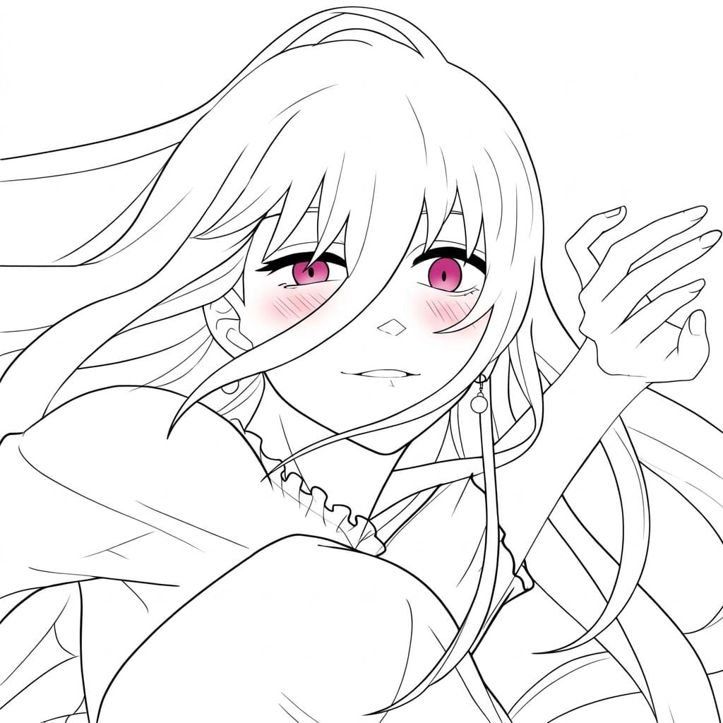 Coloriage Lu Shaotang jolie