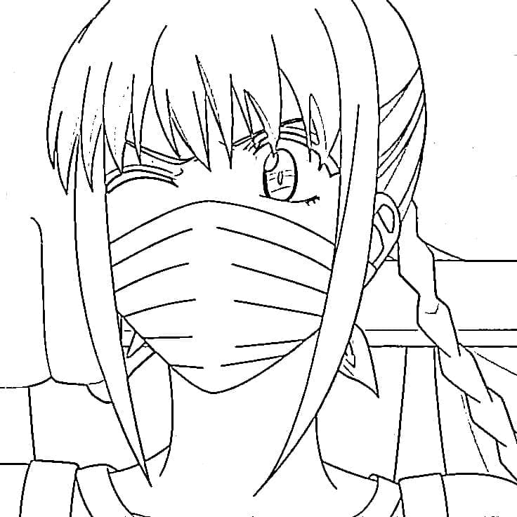 Coloriage Lu Shaotang Sakamoto Days