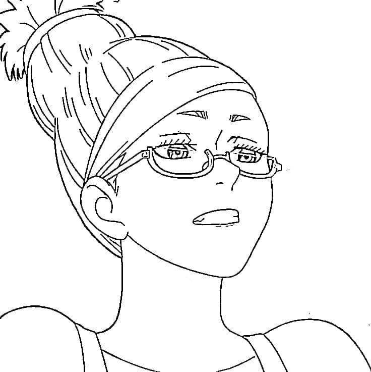 Coloriage Min et Seiko Ayase