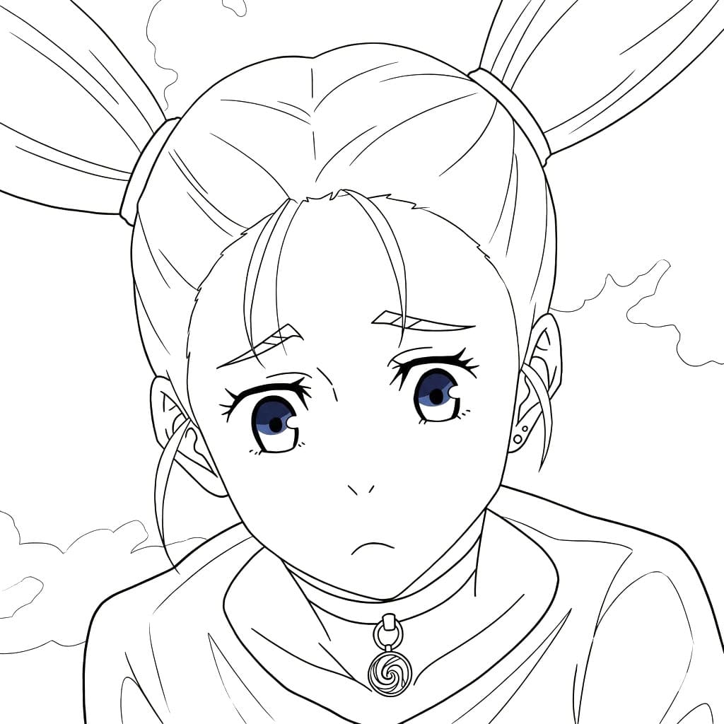 Coloriage Momo Nishimiya bonne