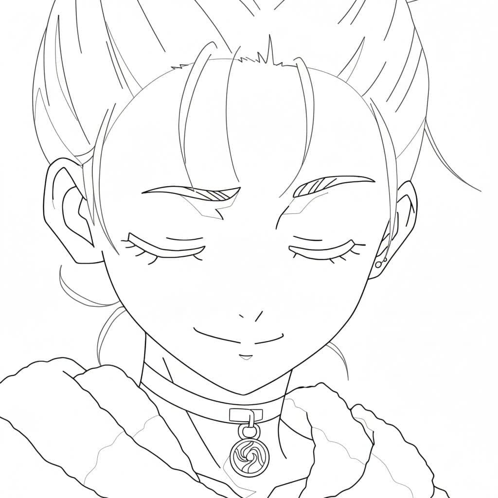 Coloriage Momo Nishimiya dans Jujutsu Kaisen