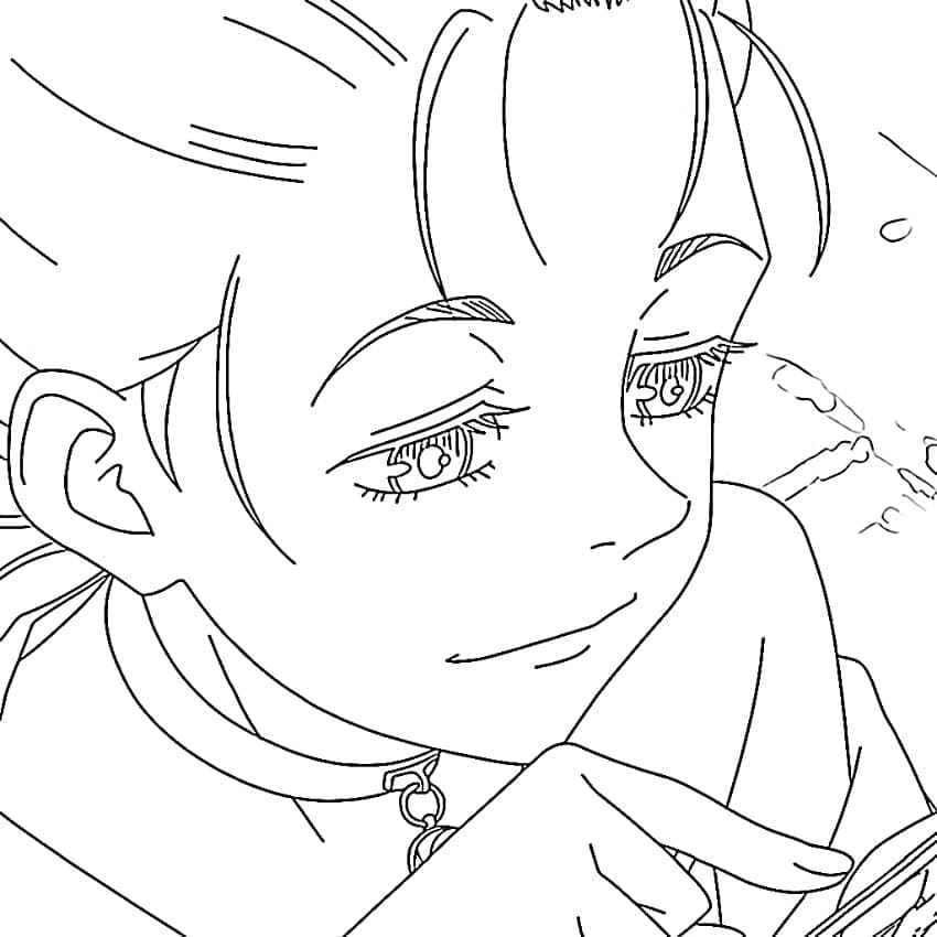 Coloriage Momo Nishimiya Gratuite