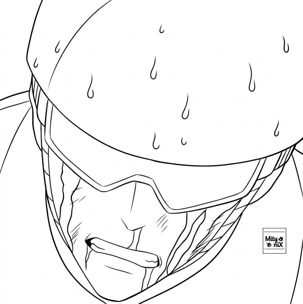 Coloriage Roulettes Rider haleter