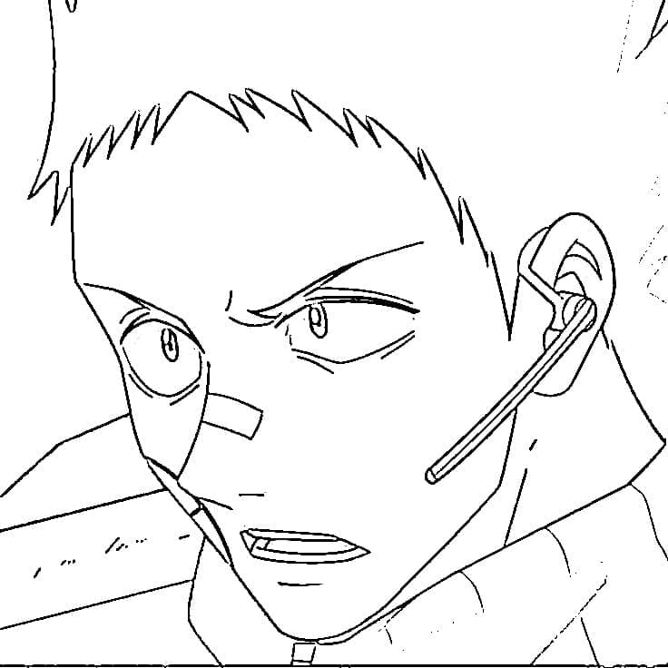 Coloriage Sakamoto Days Heisuke Mashimo