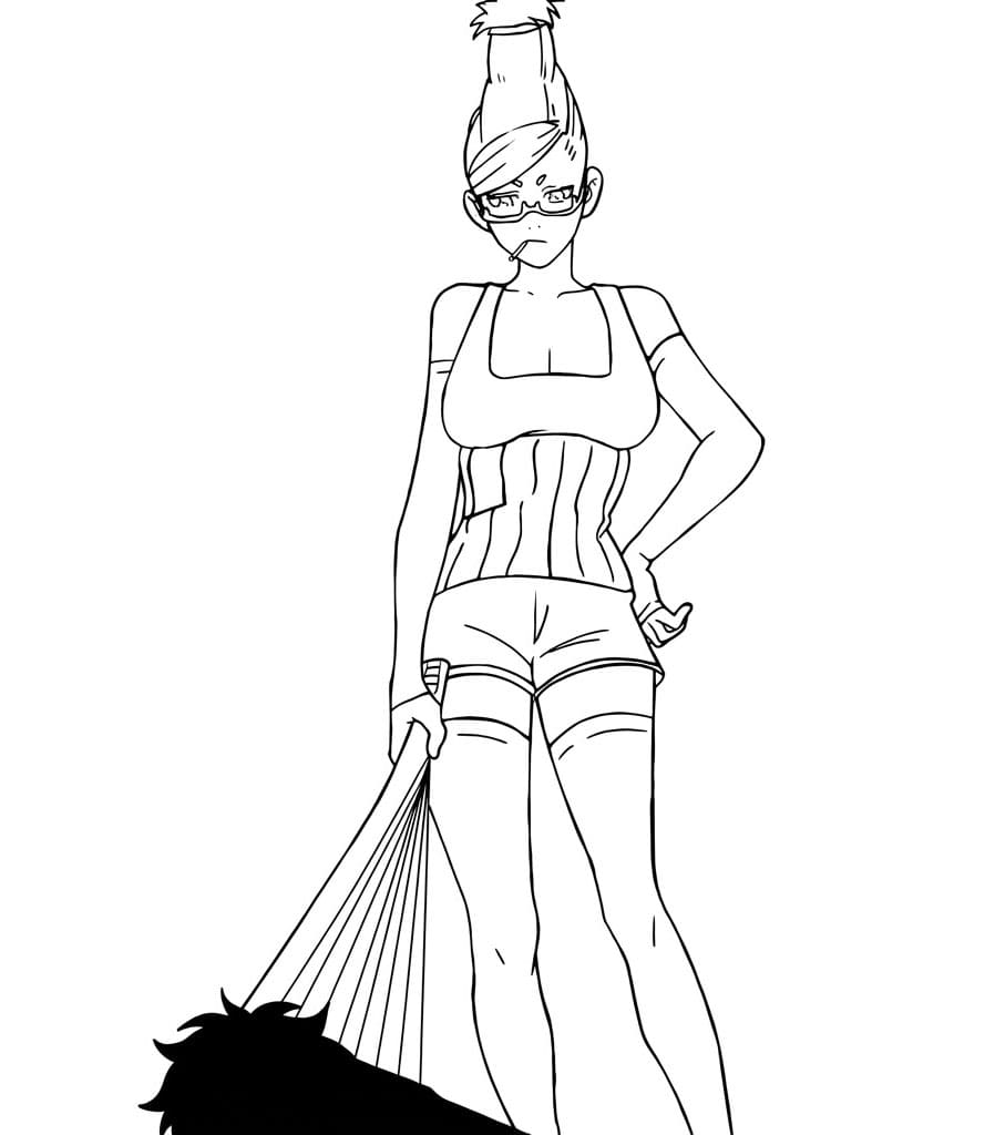 Coloriage Seiko Ayase Beau