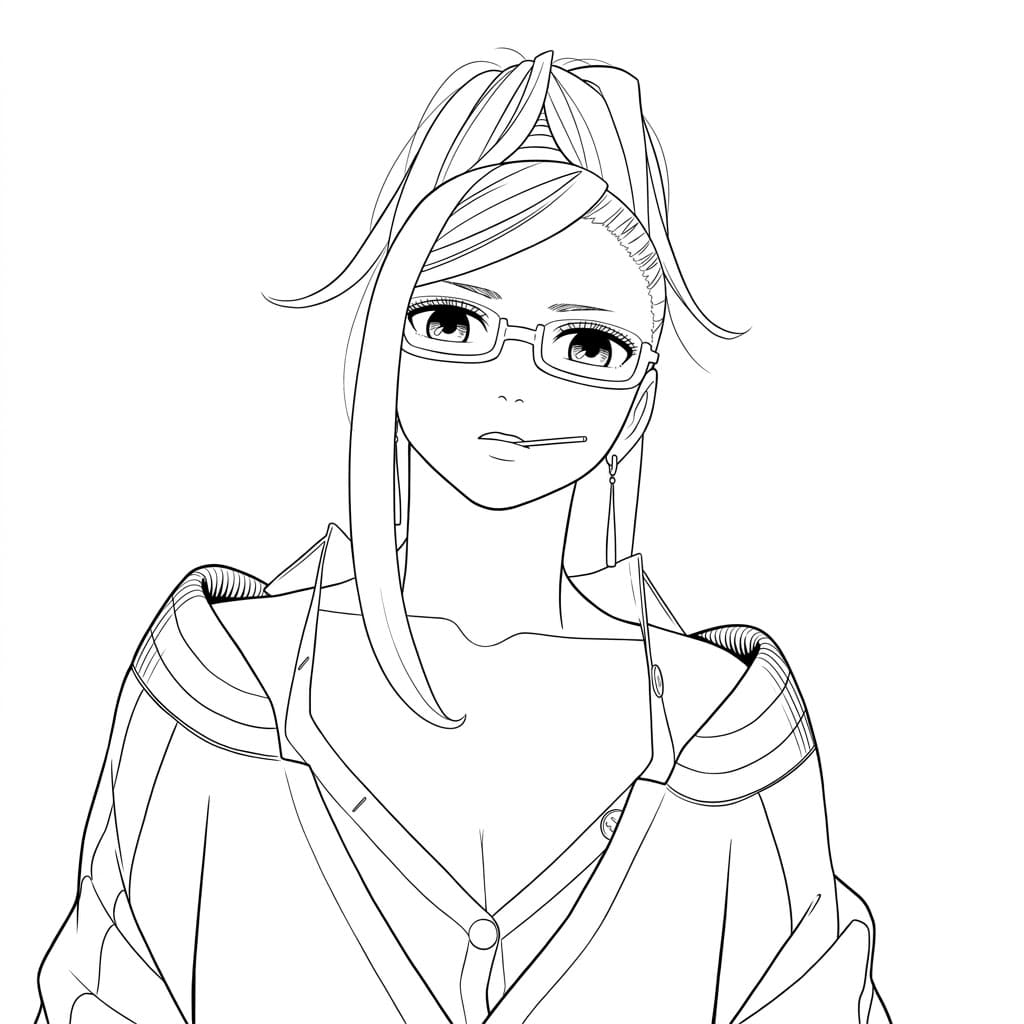 Coloriage Seiko Ayase bonne