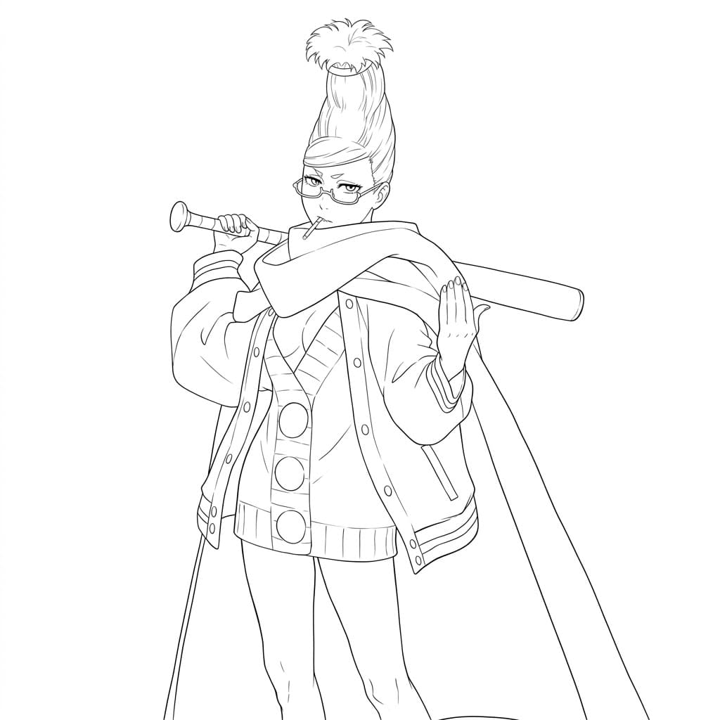 Coloriage Seiko Ayase est cool