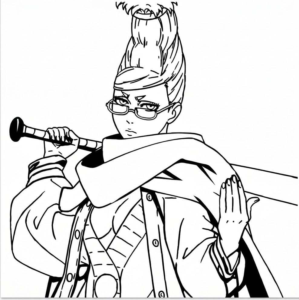 Coloriage Seiko Ayase imprimable