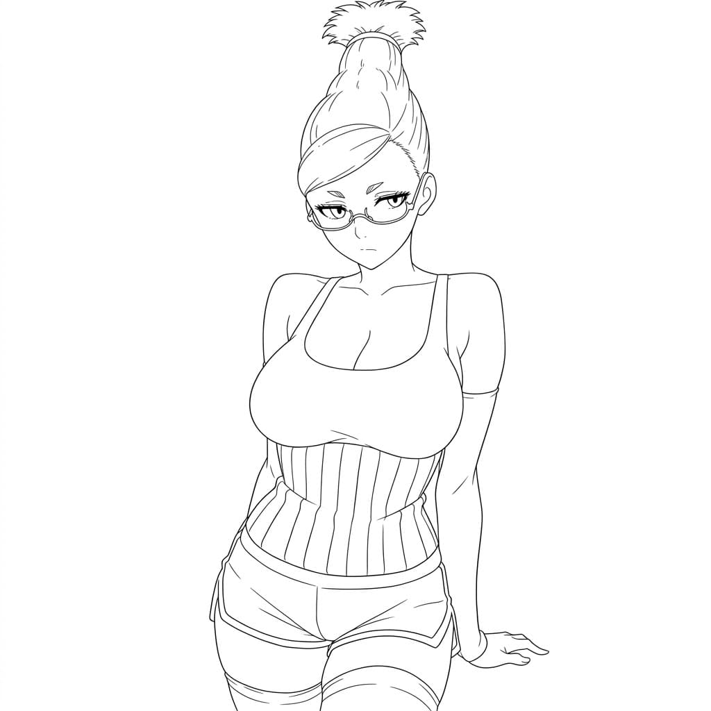 Coloriage Seiko Ayase sexy