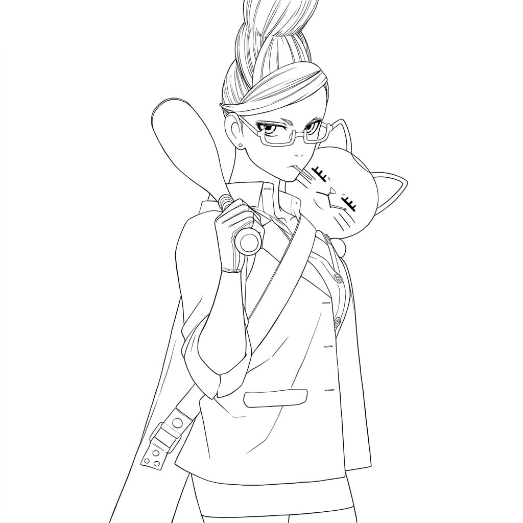 Coloriage Seiko Ayase