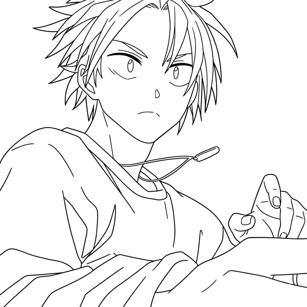 Coloriage Shin Asakura