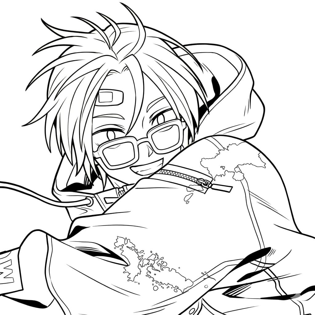 Coloriage Shin Asakura Nise