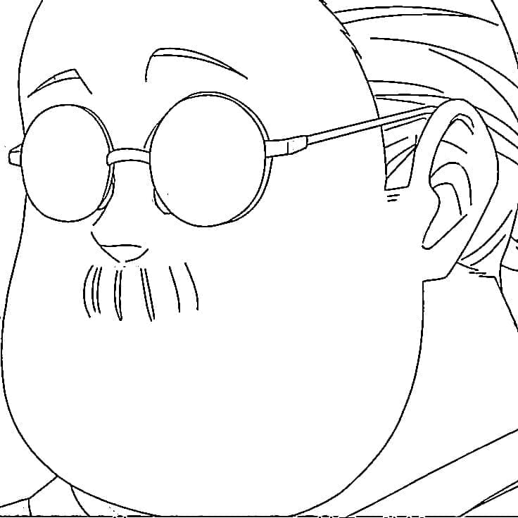 Coloriage Taro Sakamoto Affronter